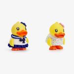 Cute 3D Plastic Piggy Bank Toy Duck Shaped Non Phthalate Pvc Material