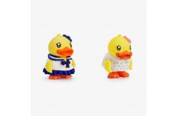 China Cute 3D Plastic Piggy Bank Toy Duck Shaped Non Phthalate Pvc Material supplier