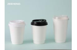 China Custom Printed Hot Double Wall Biodegradable Coffee Disposable Paper Cups supplier