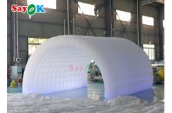 China Fire Proof Air Tight Event Inflatable Tunnel Tent With LED supplier
