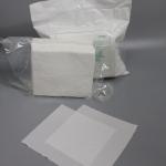 4*4 100pcs 110gPolyester Microfiber Cleanroom Cleaning Wipers For LCD Panel for sale