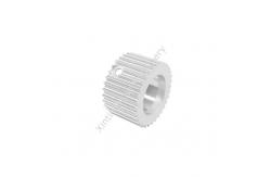 China ODM 3M Toothed Pulley Wheel Silver Aluminum Anodic Oxidation Timing Belt Pulley supplier
