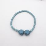 Navy Blue Polyester Thread Magnet Box Curtain Strap for sale