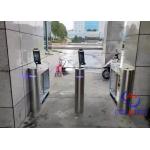 Waterproof Security Tripod Turnstile Gate Standalone Face Recognition For Library for sale