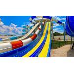 Aqua Theme Park Entertainment Rides Kids Water Play Fiberglass Water Slide for sale