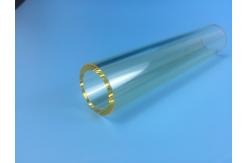 China Sio2 High Pressure Transparent Large Diameter Quartz Glass Tube For Uv Lamp supplier