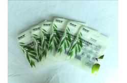 China Custom Made Composite Zipper Transparent Plastic Bag For Scrub Cleansing Flour Puff supplier