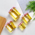 Customer Design Glass Jam Jar Vacuum For Honey Screw Lid Round Shaped