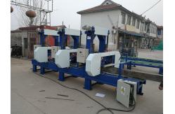 China Multiple Heads Horizontal Band Resaw Machine/6 heads Timber cutting bandsaw Mill supplier