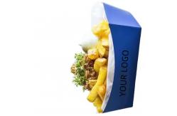 China Custom Disposable Food Containers for Fast Food Hamburger French Fry Boxes supplier