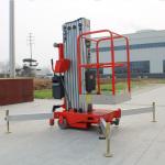 8m 10m 12m Lightweight Aluminum Single Mast Vertical Lift Platform for sale