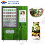 7 Touch Screen Credit Card Salad Vending Machine Oem for sale
