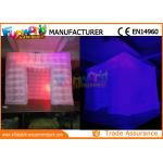 Custom Inflatable Cube Tent / Led Inflatable Air Tent Trade Show Room for sale