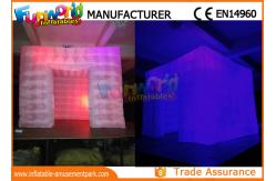 China Custom Inflatable Cube Tent / Led Inflatable Air Tent Trade Show Room supplier