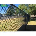 Pvc Coated Wire 2.0mm Chain Link Wire Mesh Fence Anti Corrosion Colored for sale
