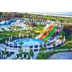 ODM Outdoor Playground Swimming Pool Games Equipmnt Giant Spiral Water Slides Sets for sale