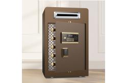 China Brown Drop Slot Under Counter Security Safe Box Electronic Digital Coin Deposit Safes supplier