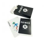 CMYK PMS Debossing Paper Playing Cards , 350g Custom Game Card Printing for sale