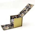 Free sample custom special design shape packaging makeup gift box luxury rigid cardboard perfume skincare flip paper box for sale