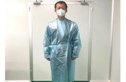 China Breathable Disposable Isolation Clothes Non Woven Fabric Conservation From Harmful Particles supplier