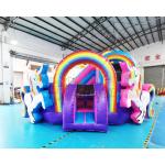 Backyard 1000D Unicorn Jumping Castle Inflatable Bouncer Combo for sale