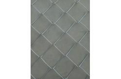 China 3/4 Apertures Galvanized Diamond Chain Link Fence Twill Weave supplier