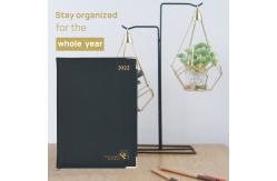 China Daily Planner Vertical Hourly Schedule And Monthly Plan Black supplier