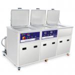 Three Tanks Industrial Ultrasonic Cleaning System With Ultrasonic Washing Ringsing Drying for sale