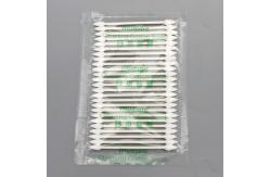 China Customization Electronic Lint Free Buds Paper Handle Cleanroom Pointed Cotton Long Cleaning Swab supplier