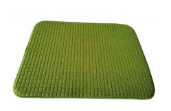 China All Polyester Foldable Kitchen Microfiber Dish Drying Mat Reversible Table Mat supplier