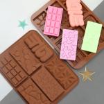 MHC Dubai Chocolate Mold Deep Kit Large Baking Cake Moulds Pistachio 3d Custom Silicone Dubai Chocolate Mold for sale