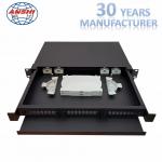 Rack Mount ODF 12 Port 24 Core SC/UPC Fiber Optic Patch Panel for sale