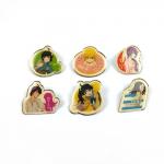 High Standards Offset Printed Cartoon Lapel Pins ODM / OEM For Event for sale