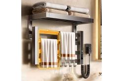 China Wall Mounted Electric Heated Towel Rack Electric Towel Warmers For Bathrooms supplier