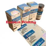 Dia 2cm Laser Stamped 10ml Hologram Glass Vial Labels for sale