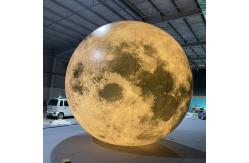 China Popular decoration advertising inflatable moon large led inflatable hanging planets supplier