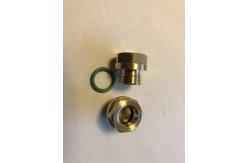 China 3/8 BSP thread Brass  Oil Level Sight Glass,Sight Plug,Oil Level Glass For Air Compressor Gearbox Fittings supplier