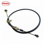 China Heavy-Duty Push-Pull Control Cable With Threaded Bulkhead And Rod End manufacturer
