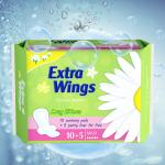 High Absorb Cotton Night Use Sanitary Napkin 280mm Period Pads With Wings