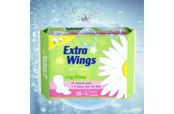 China High Absorb Cotton Night Use Sanitary Napkin 280mm Period Pads With Wings supplier