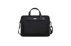 China Nylon Pu Leather Laptop Messenger Bag Briefcase With Shoulder Strap supplier