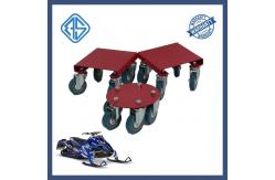 China Sled Roller Snowmobile Mover Dolly Flat 8 Inch Steel Plate Ski Wheels supplier