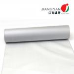 High Strength Grey Color Custom Silicone Coated Fiberglass Fabric For Heat Protection for sale