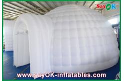 China Inflatable Igloo Dome Inflatable Air Tent Strong Fire-Proof Cloth With Led Lights supplier