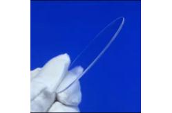 China Customized Heat Resistant Transparent Fused Silica Round Wafer Glass Quartz Plate supplier