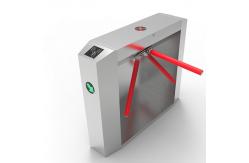 China 304 Stainless Steel Vertical Tripod Half Height Turnstile Gate IP54 supplier