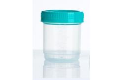 China 120ml PP Material Sample Cup With Screw bottle Cap Non-sterile supplier