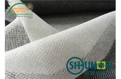 China Raschel Brush Weft Insert Fusible Interlining B6000 For Overcoats supplier