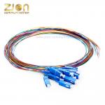Single Mode Patch Cord Sc Upc 12 Fibers G.652.D Unjacketed Color Coded FOPT for sale