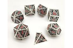 China Sturdy Portable Cool Polyhedral Dice Set , Odorless Sharp Edge Resin Dice supplier